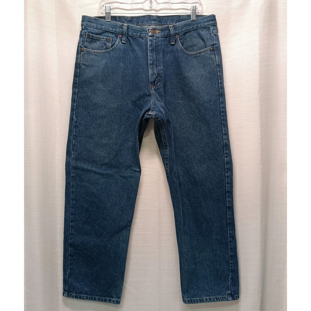 Wrangler Relaxed‎ Fit Men's Blue Denim Jeans 9760WDR Five Star Premium 36x29
